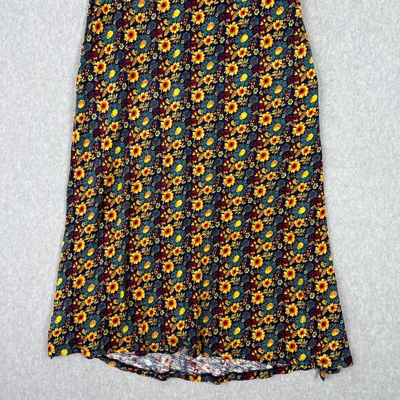 Natural Life Floral Hangout Cotton Sleeveless Midi Dress Size XS/S - Picture 4 of 10